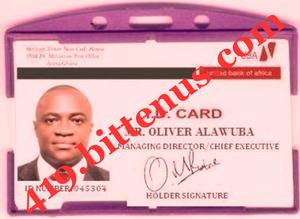 419ID For Oliver UBA Ghana 2